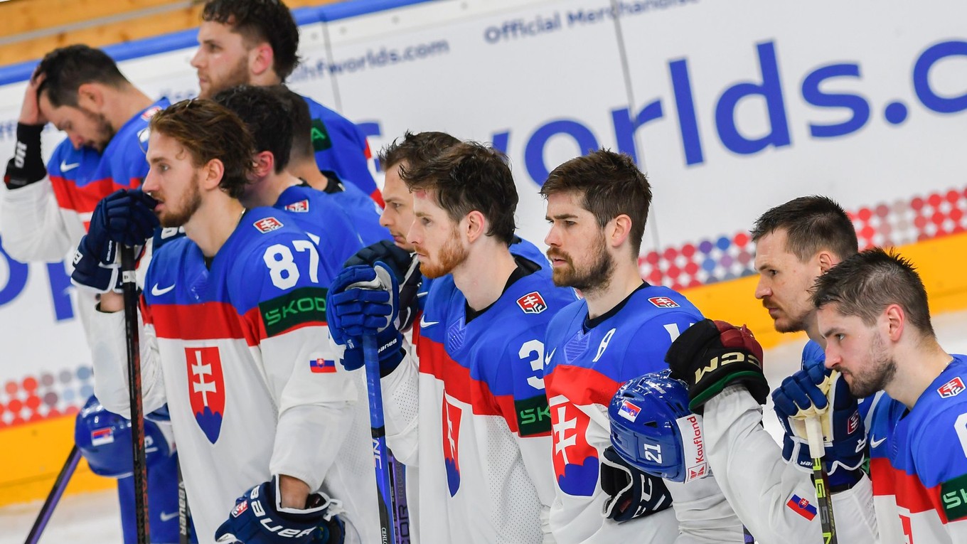 Slovenskí hokejisti na MS v Česku.