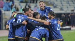 Futbalisti Kosova. 