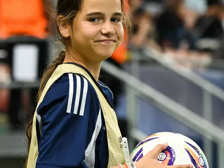 Fotka zo zápasu skupiny A Španielsko - Taliansko na EURO U21 2025.